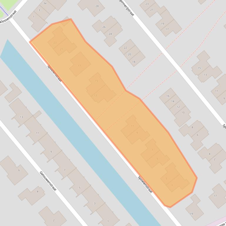 Kaart van postcodegebied 7776XS.