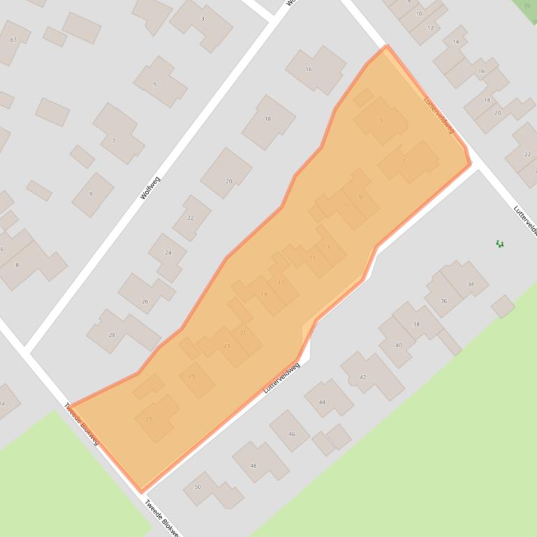 Kaart van postcodegebied 7777RM.