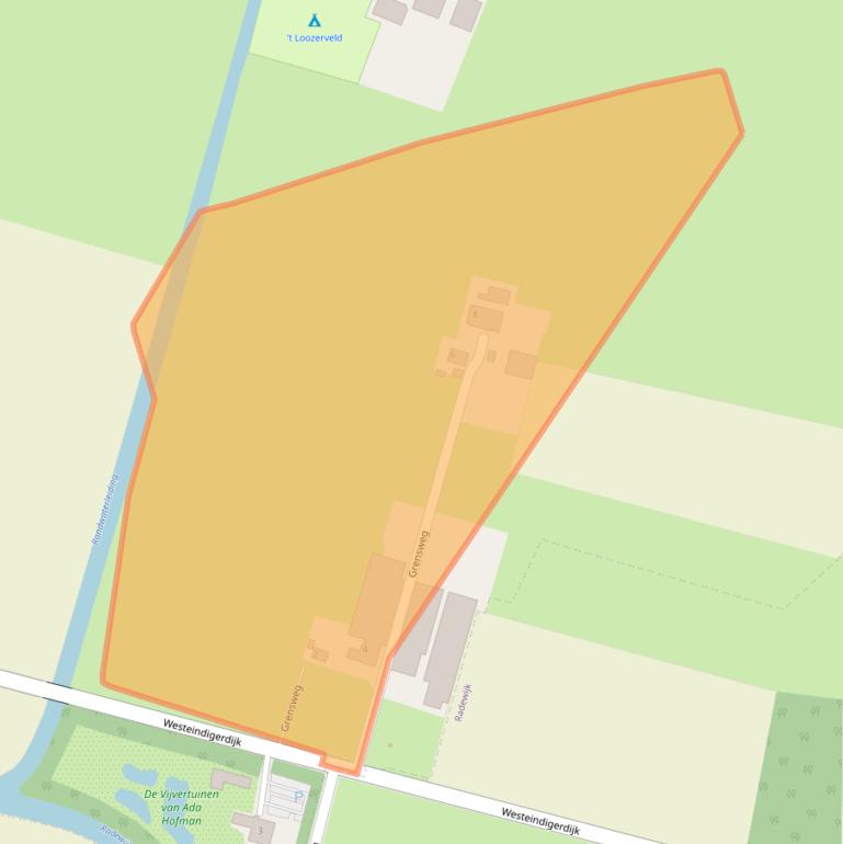 Kaart van postcodegebied 7778HB.