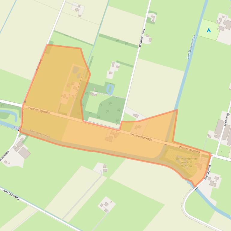 Kaart van postcodegebied 7778HG.