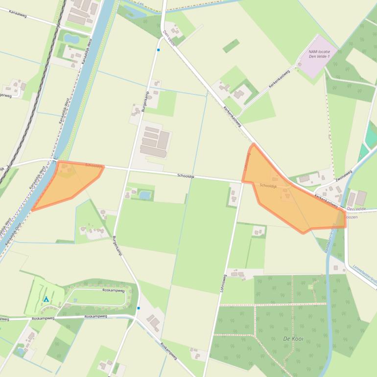 Kaart van postcodegebied 7778HL.