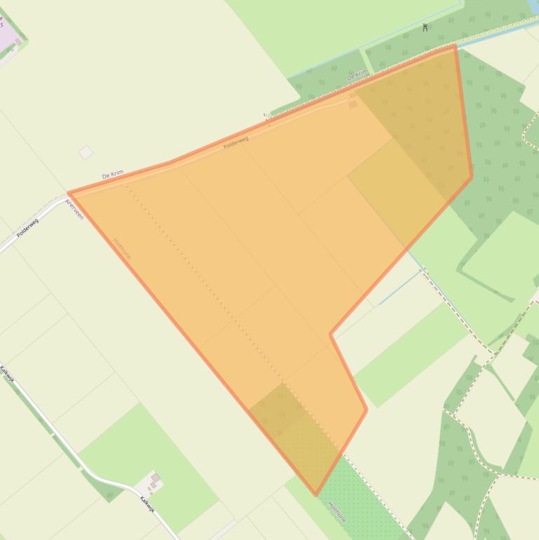 Kaart van postcodegebied 7779DH.