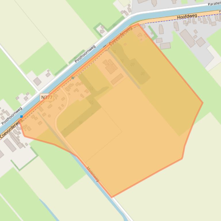 Kaart van postcodegebied 7781PE.