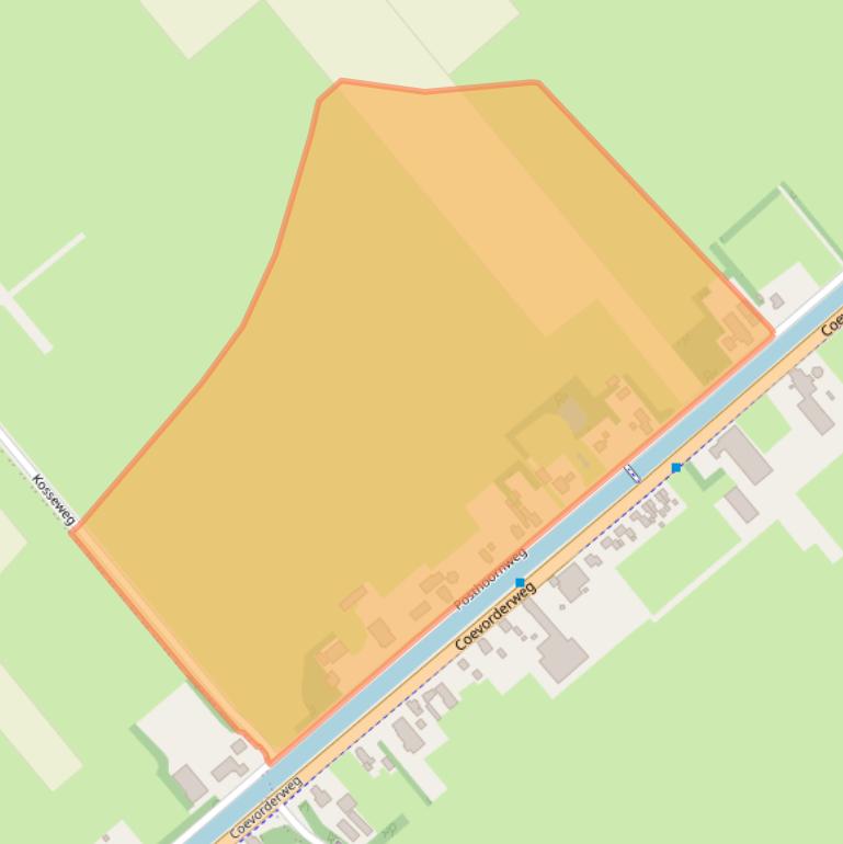 Kaart van postcodegebied 7781PJ.