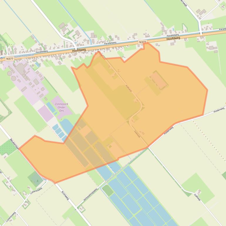 Kaart van postcodegebied 7782PX.