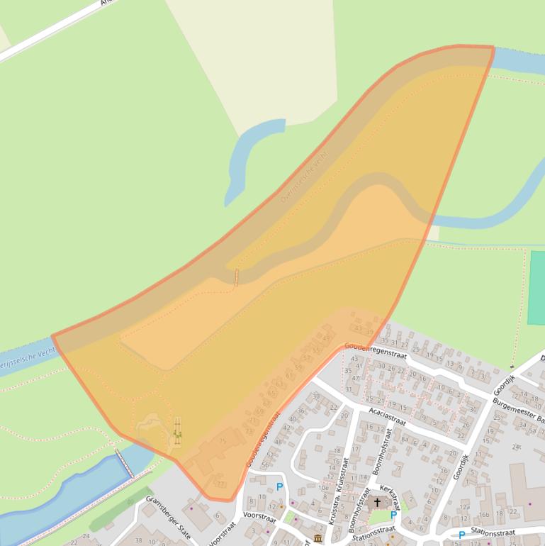 Kaart van postcodegebied 7783AB.