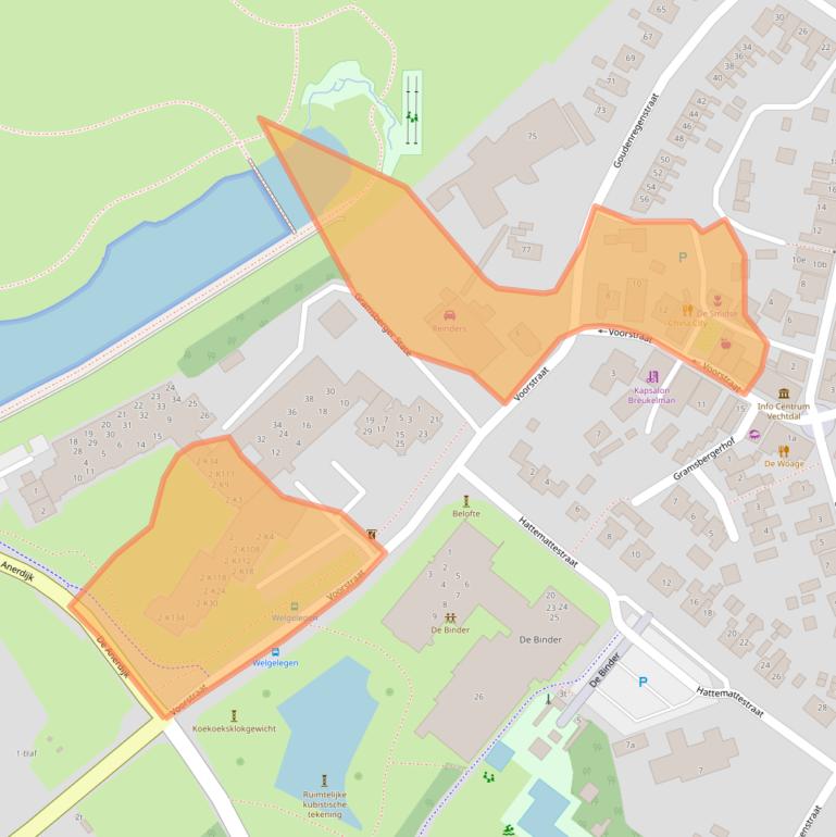 Kaart van postcodegebied 7783AM.