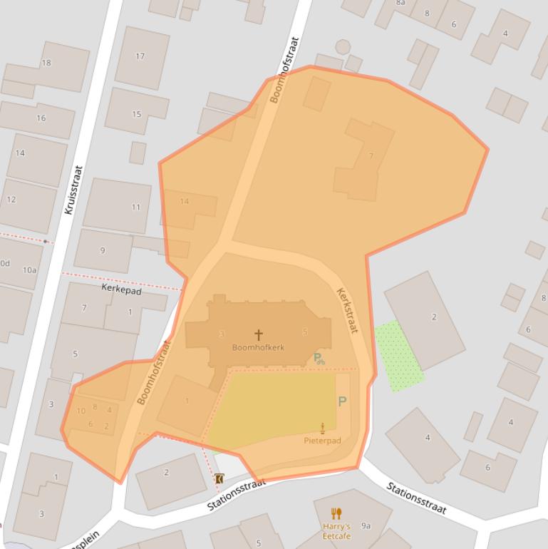 Kaart van postcodegebied 7783AN.