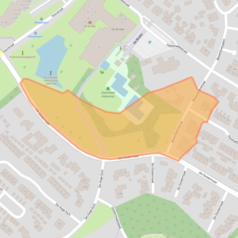 Kaart van postcodegebied 7783BR.