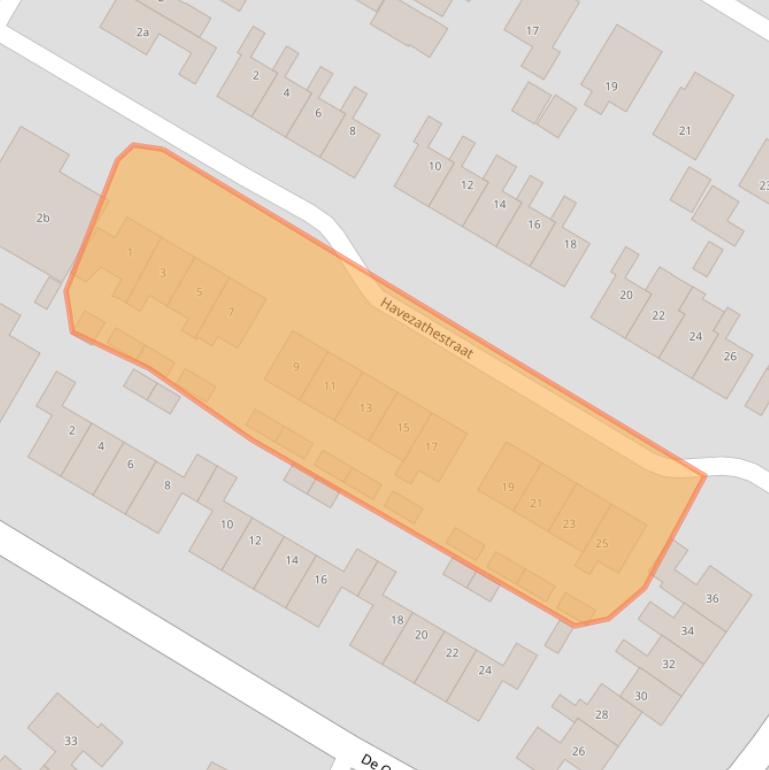 Kaart van postcodegebied 7783BS.