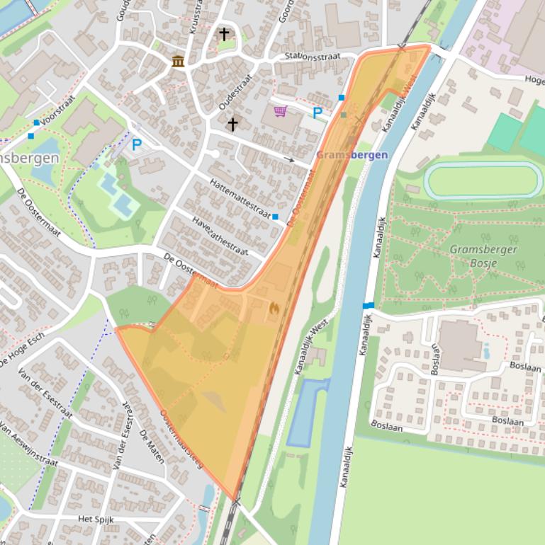 Kaart van postcodegebied 7783BW.