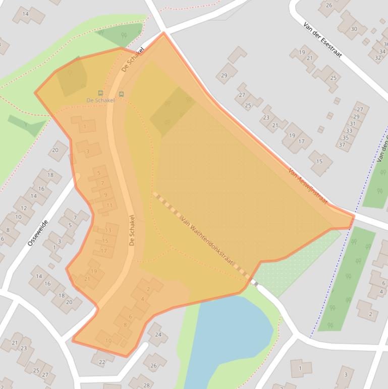 Kaart van postcodegebied 7783EN.