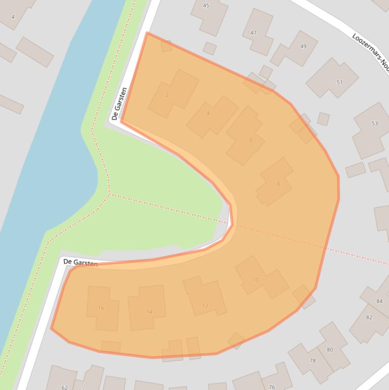 Kaart van postcodegebied 7783EX.