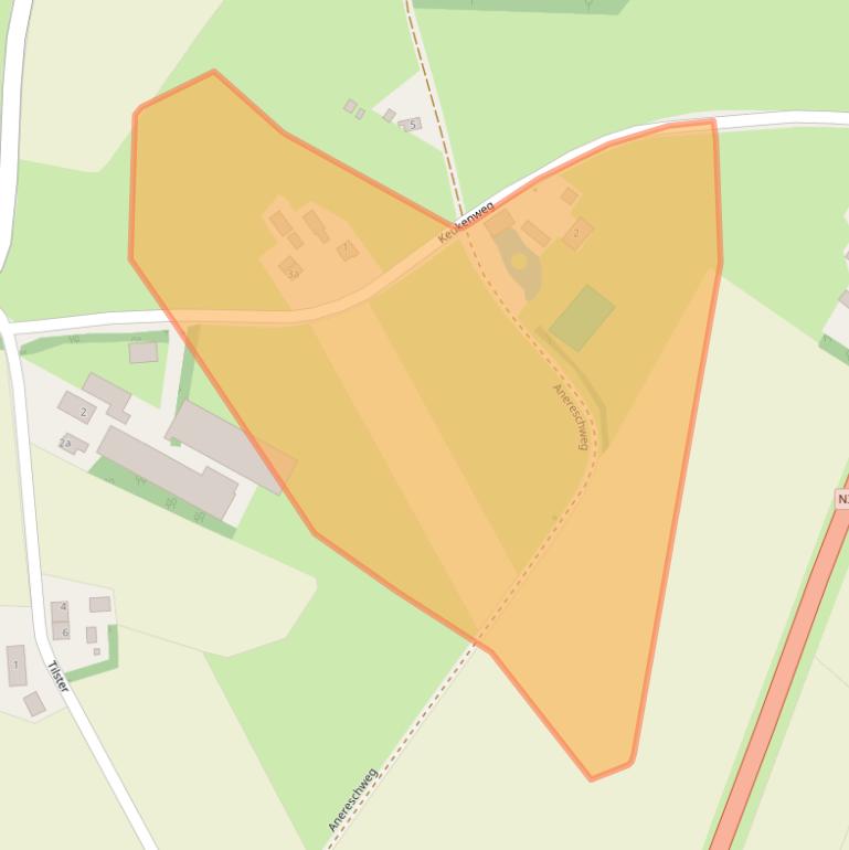 Kaart van postcodegebied 7784CD.