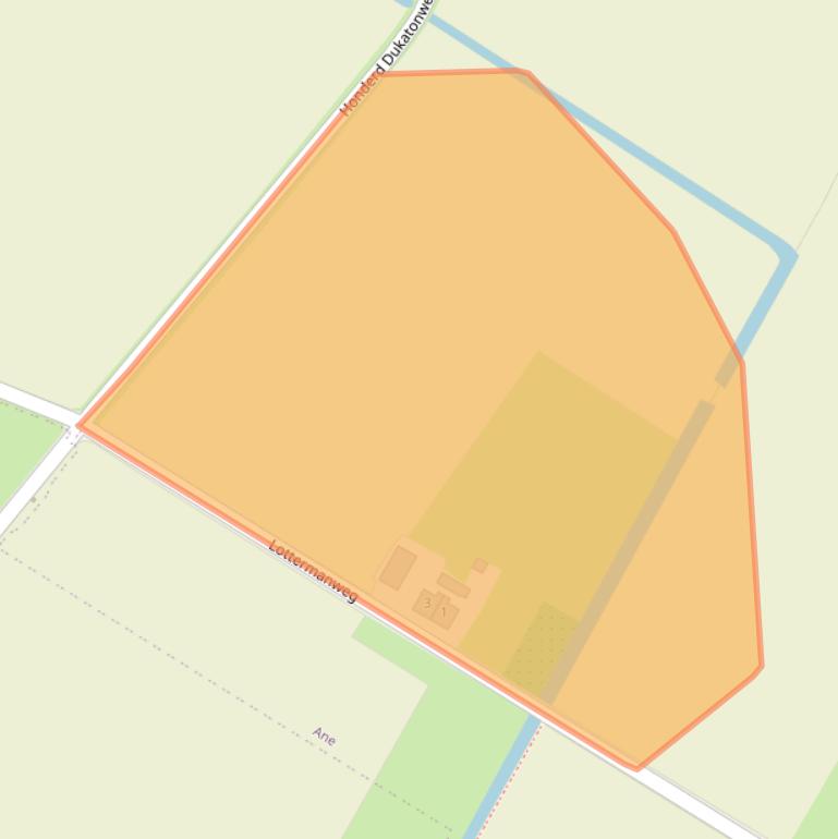 Kaart van postcodegebied 7784CJ.