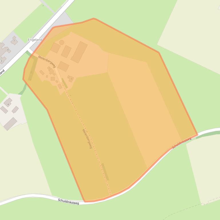 Kaart van postcodegebied 7784CP.