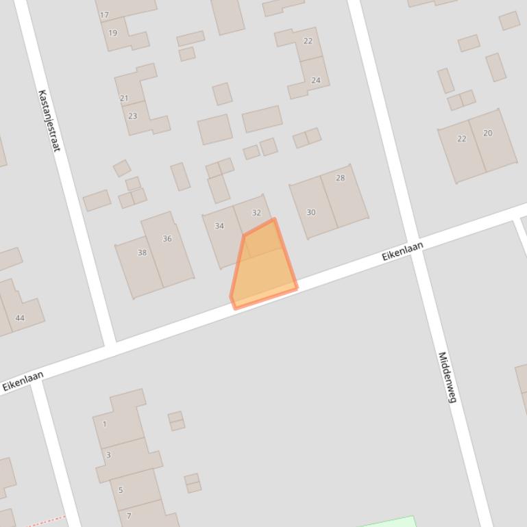 Kaart van postcodegebied 7784LE.