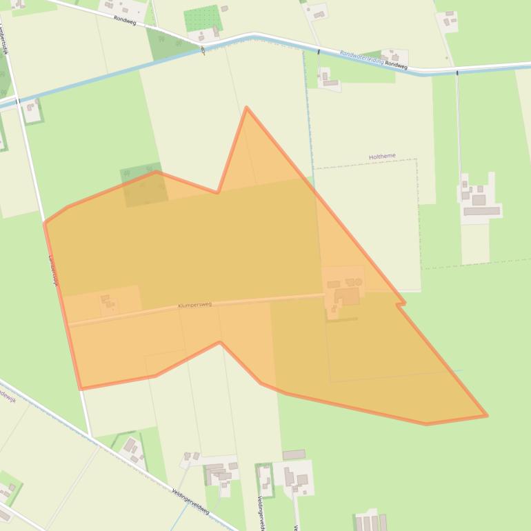 Kaart van postcodegebied 7786BC.