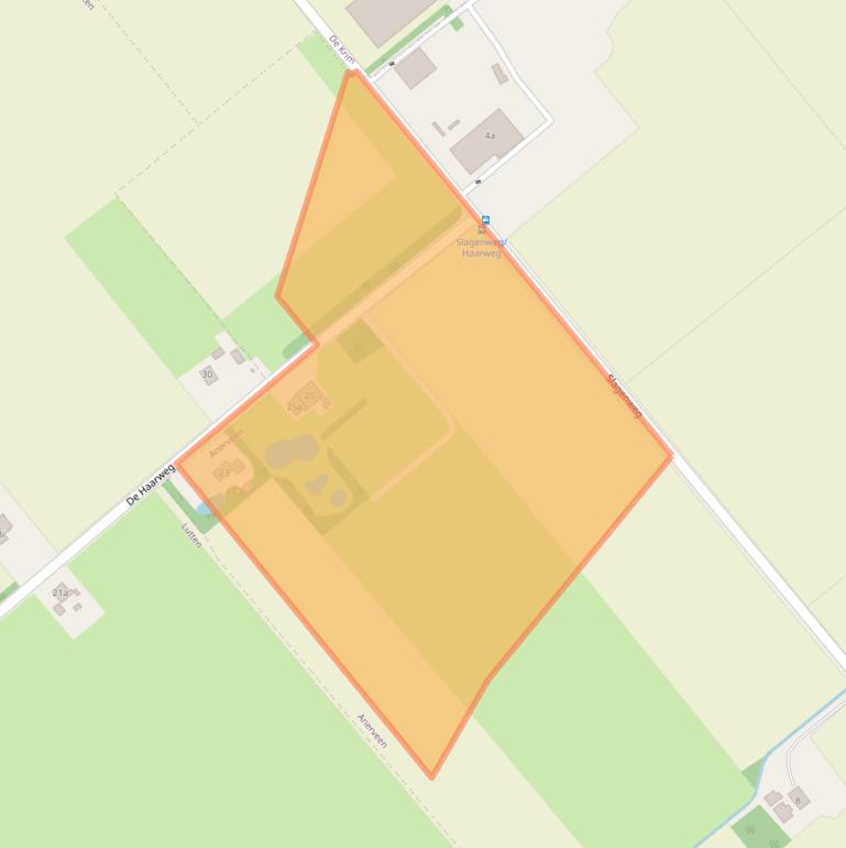 Kaart van postcodegebied 7788AC.