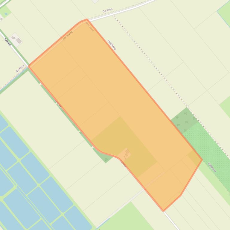 Kaart van postcodegebied 7788AJ.