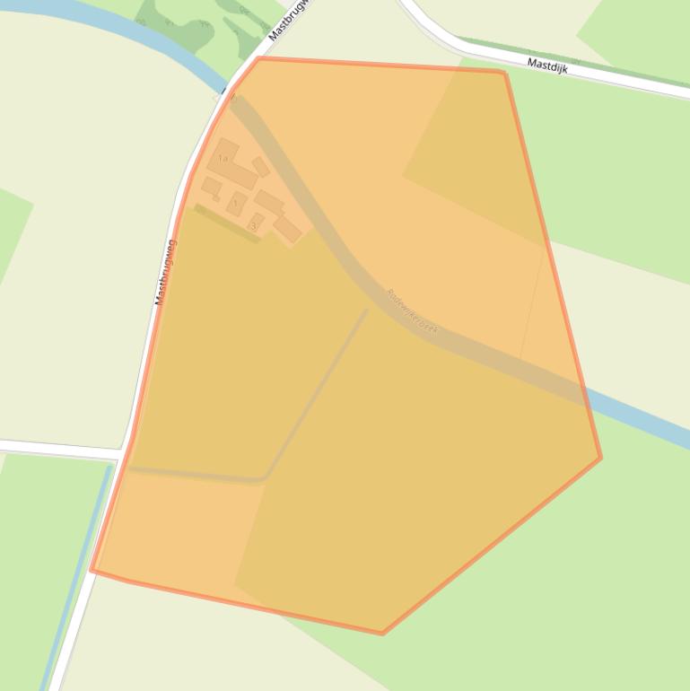 Kaart van postcodegebied 7791RP.