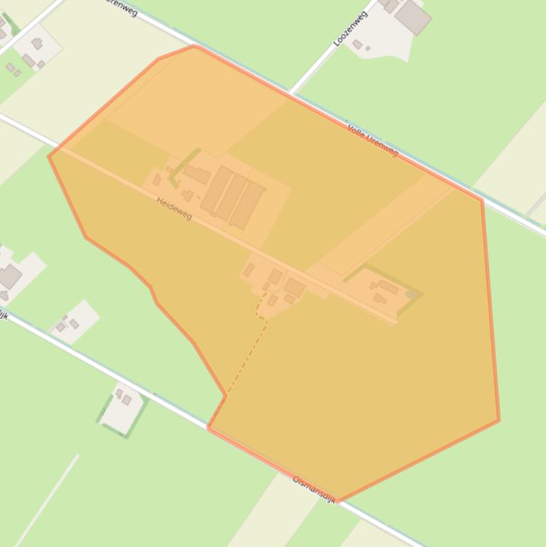 Kaart van postcodegebied 7793HD.