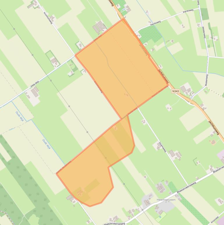 Kaart van postcodegebied 7796HL.