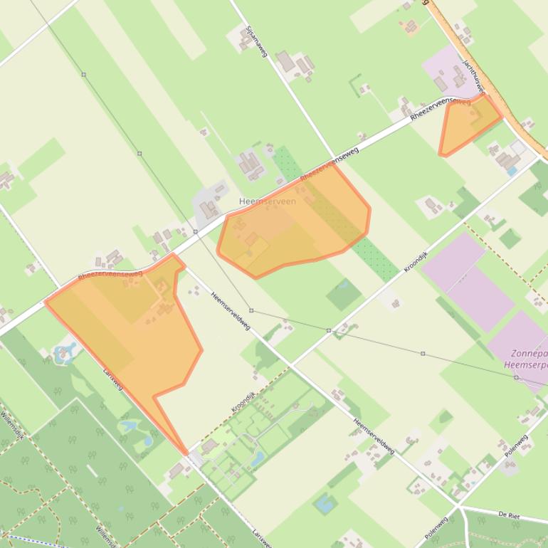 Kaart van postcodegebied 7796HN.