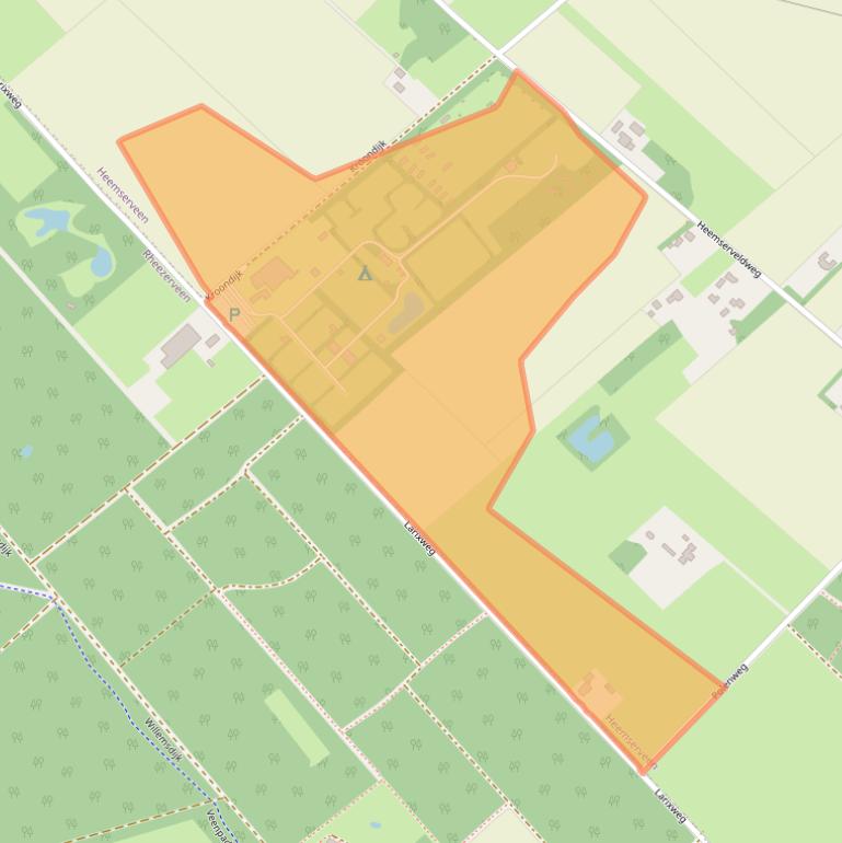 Kaart van postcodegebied 7796HT.