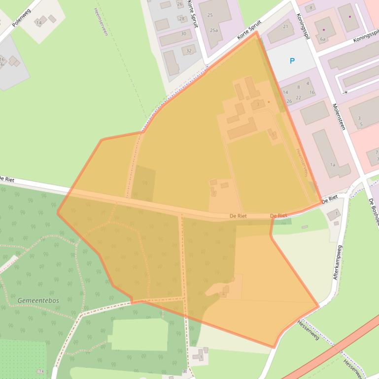 Kaart van postcodegebied 7796HV.