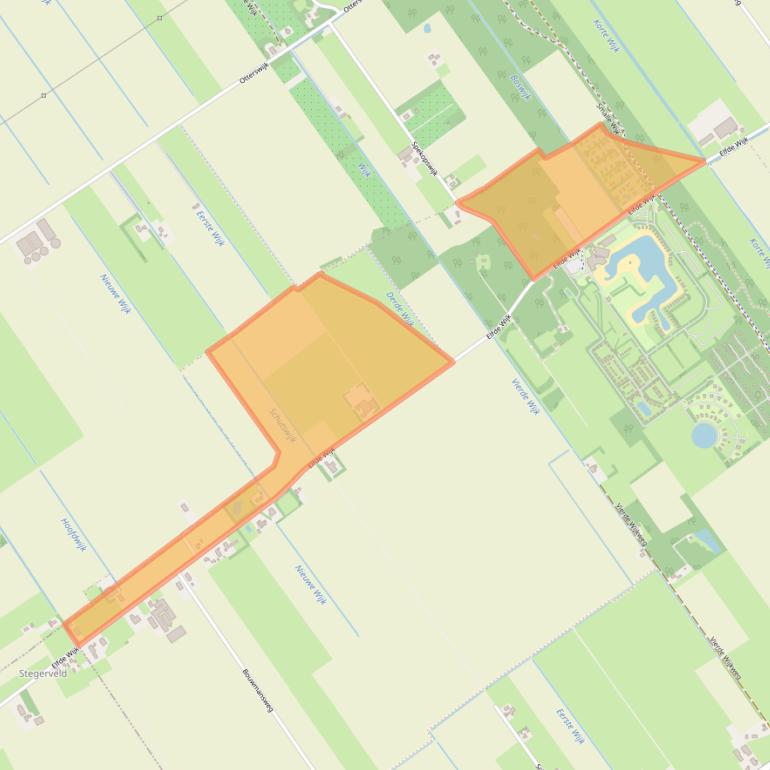 Kaart van postcodegebied 7797HJ.