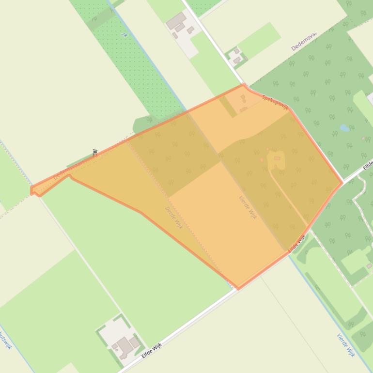 Kaart van postcodegebied 7797HL.