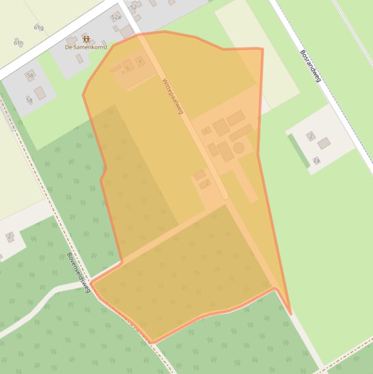 Kaart van postcodegebied 7797HP.