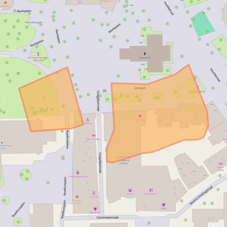 Kaart van postcodegebied 7811AN.