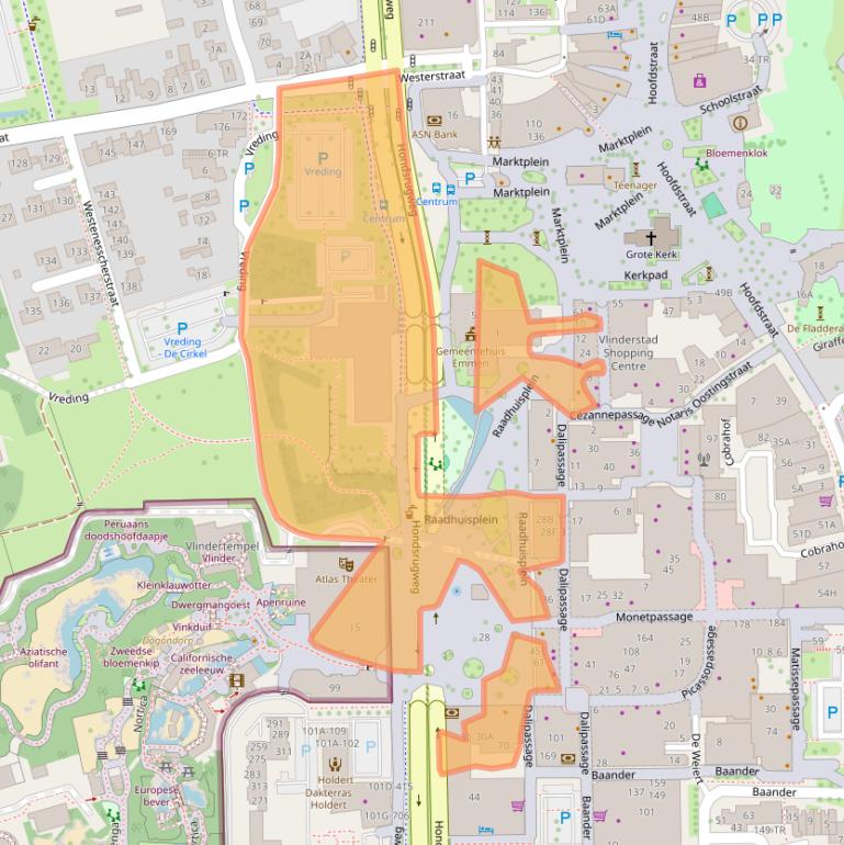 Kaart van postcodegebied 7811AP.