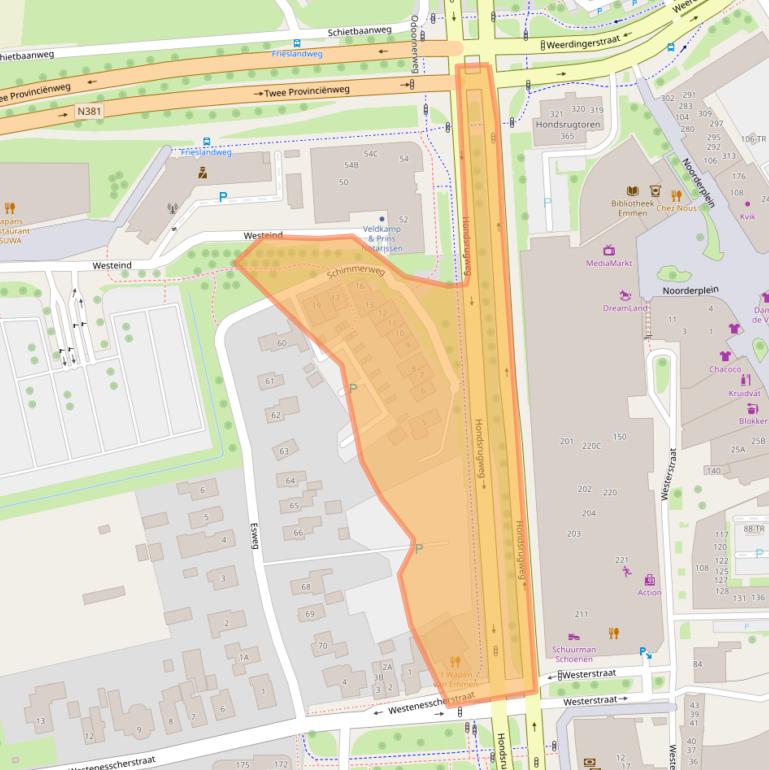 Kaart van postcodegebied 7811AR.