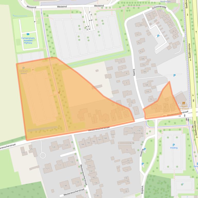 Kaart van postcodegebied 7811AW.