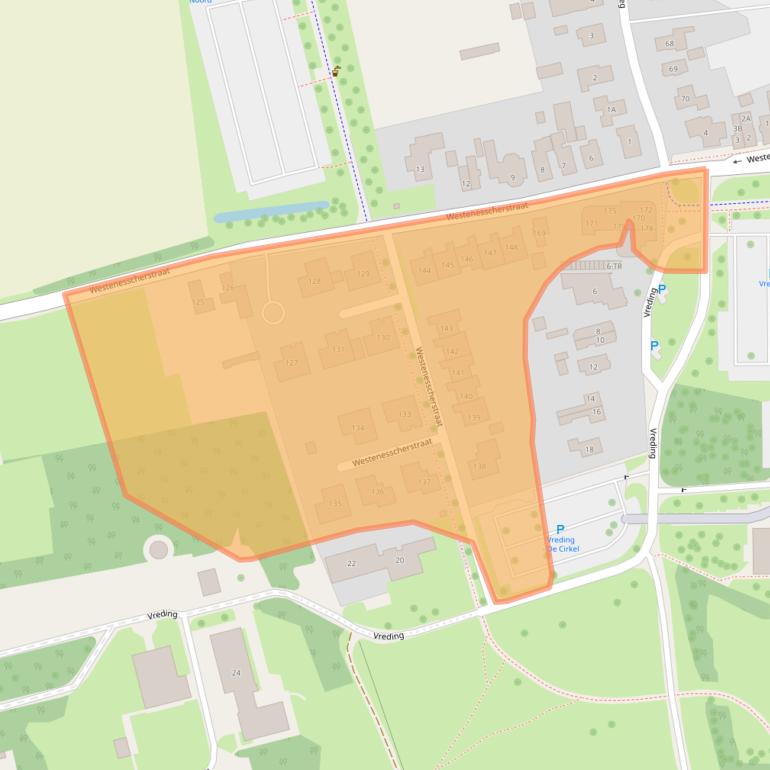 Kaart van postcodegebied 7811AX.