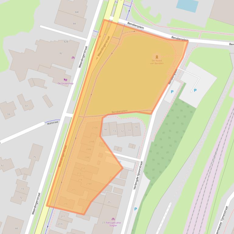 Kaart van postcodegebied 7811CA.