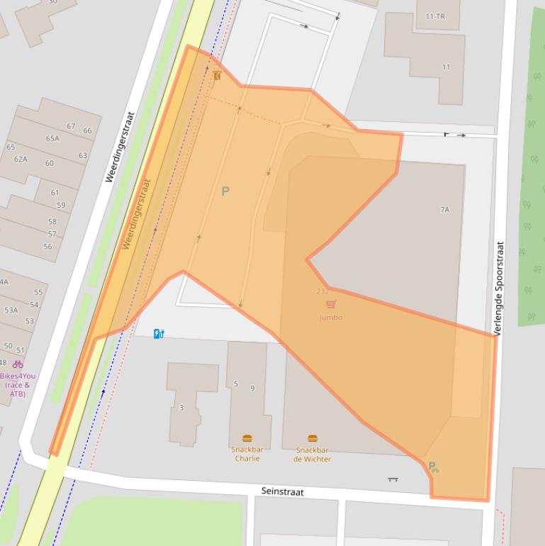 Kaart van postcodegebied 7811CE.