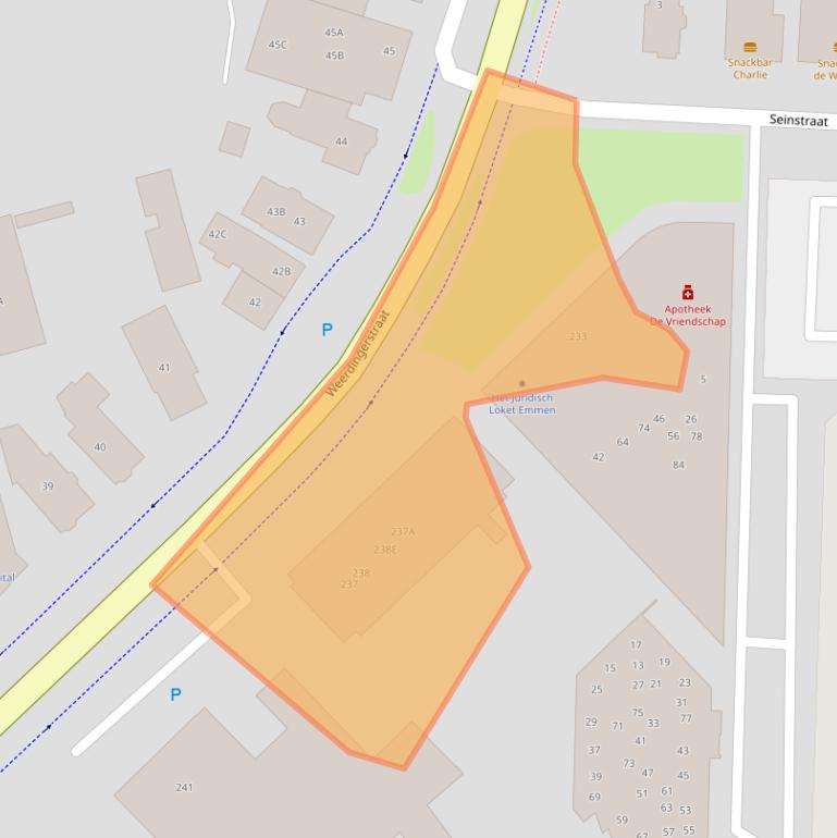 Kaart van postcodegebied 7811CG.