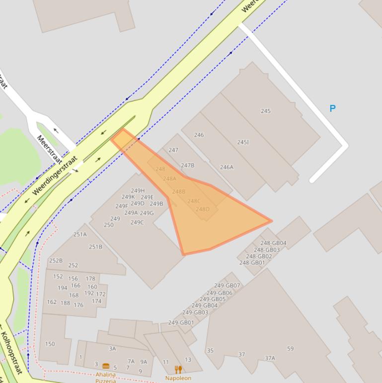 Kaart van postcodegebied 7811CK.