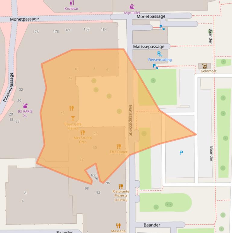 Kaart van postcodegebied 7811DT.