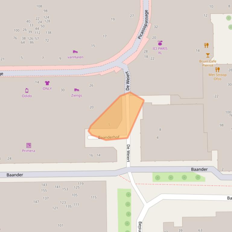 Kaart van postcodegebied 7811DW.