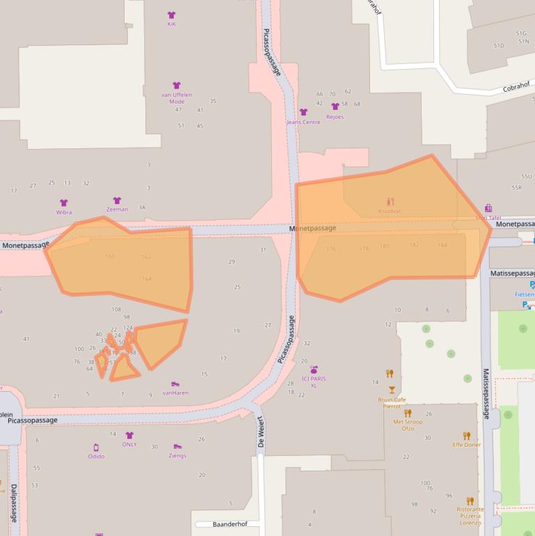 Kaart van postcodegebied 7811DX.