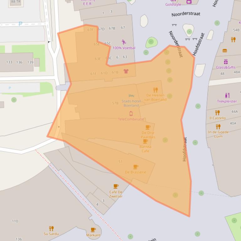 Kaart van postcodegebied 7811ED.