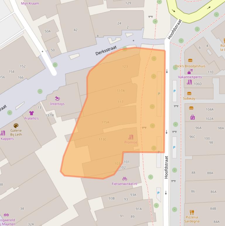 Kaart van postcodegebied 7811EK.