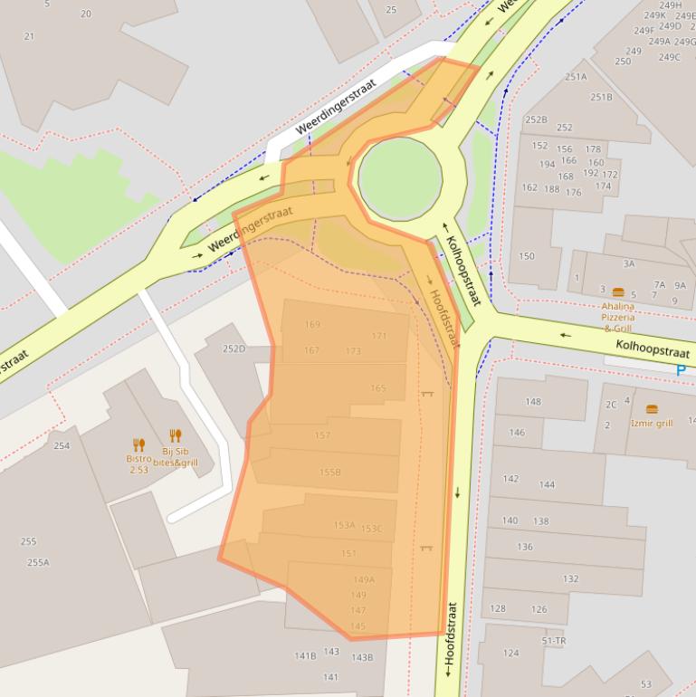 Kaart van postcodegebied 7811EM.