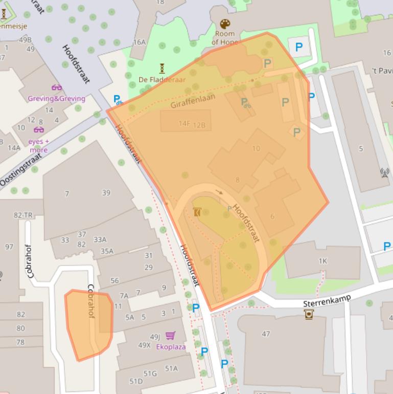 Kaart van postcodegebied 7811EN.