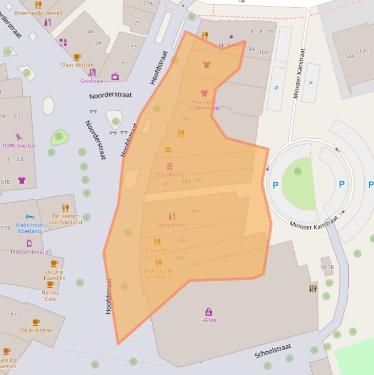 Kaart van postcodegebied 7811ER.